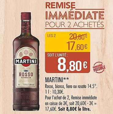 REMISE IMMÉDIATE POUR 2 ACHETÉS