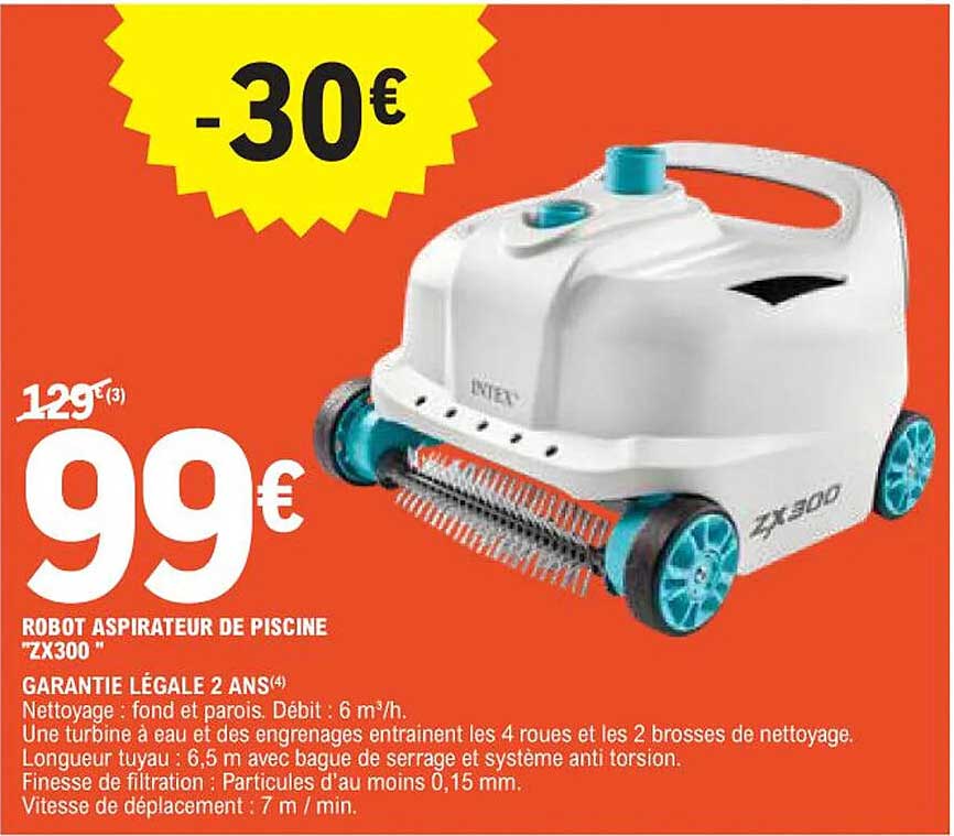 ROBOT ASPIRATEUR DE PISCINE 'ZX300'