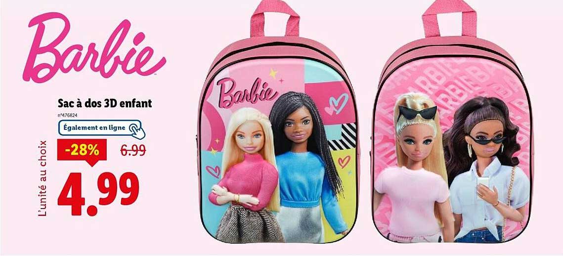 Sac à dos 3D enfant