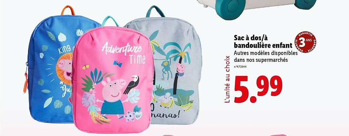 Sac à dos/à bandoulière enfant
