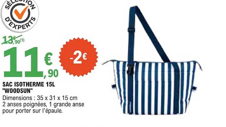 SAC ISOTHERME 15L "WOODSUN"