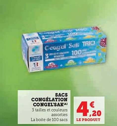 SACS CONGÉLATION CONGEL'SAK(A)