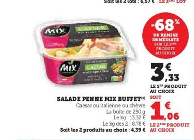 SALADE PENNE MIX BUFFET
