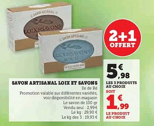 SAVON ARTISANAL LOIX ET SAVONS
