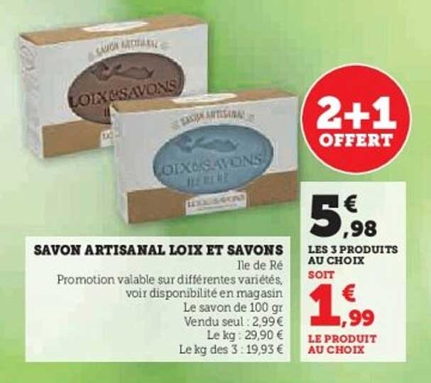 SAVON ARTISANAL LOIX ET SAVONS