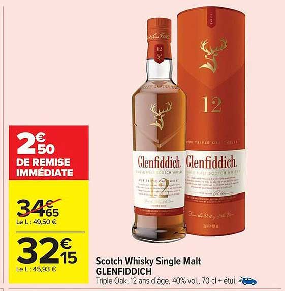 Scotch Whisky Single Malt GLENFIDDICH