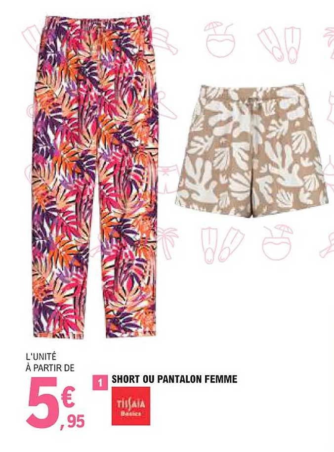 SHORT OU PANTALON FEMME