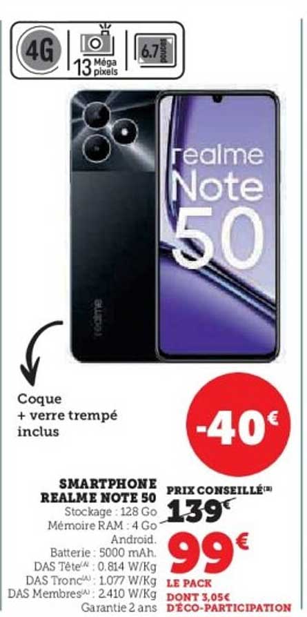 SMARTPHONE REALME NOTE 50