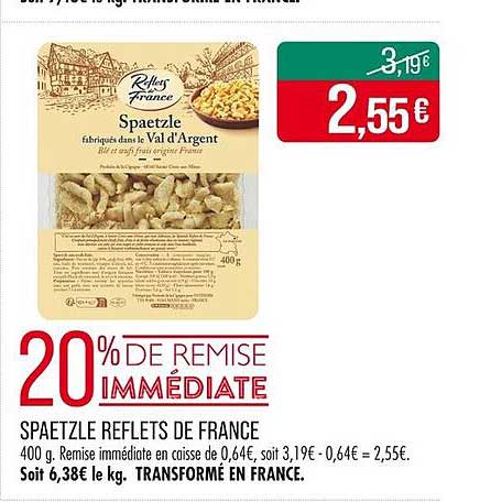 Spaetzle Reflets de France