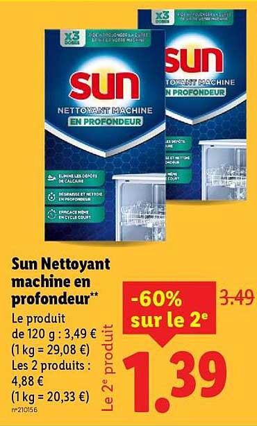 Sun Nettoyant machine en profondeur