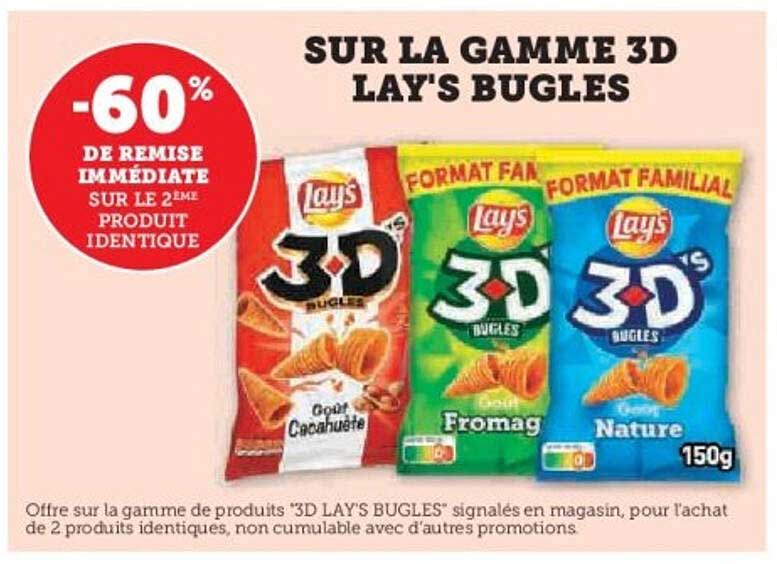 SUR LA GAMME 3D LAY'S BUGLES