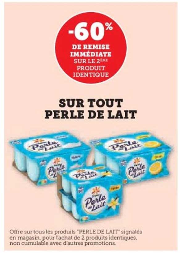 SUR TOUT PERLE DE LAIT