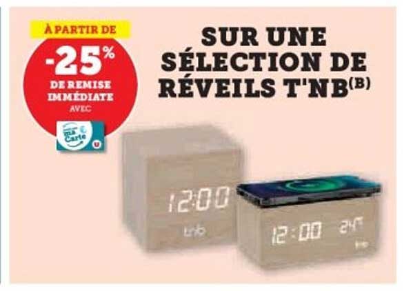 SUR UNE SÉLECTION DE RÉVEILS T'NB(B)