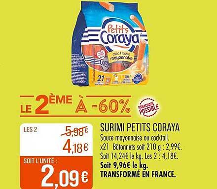 Surimi Petits Coraya