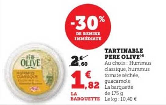 TARTINABLE PERE OLIVE