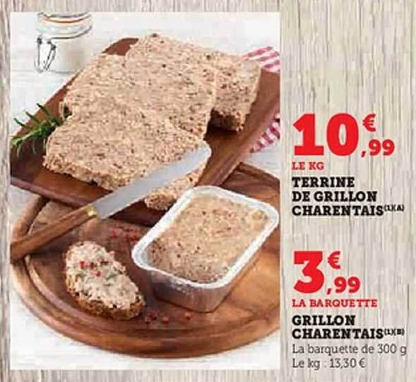 TERRINE DE GRILLON CHARENTais