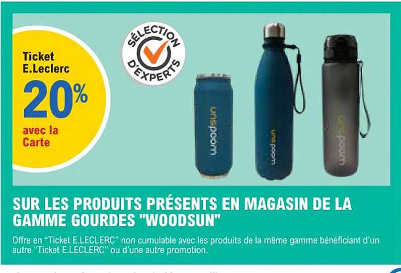 Ticket E.Leclerc 20% avec la Carte