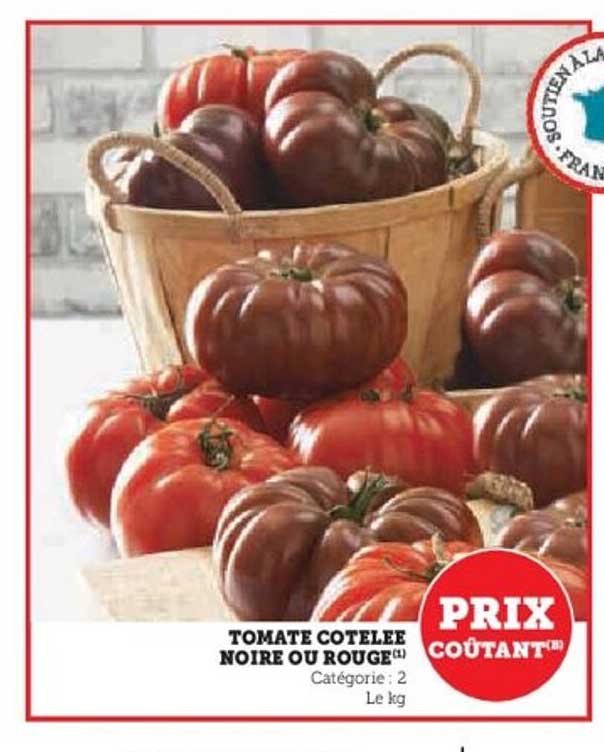TOMATE COTELEE NOIRE OU ROUGE