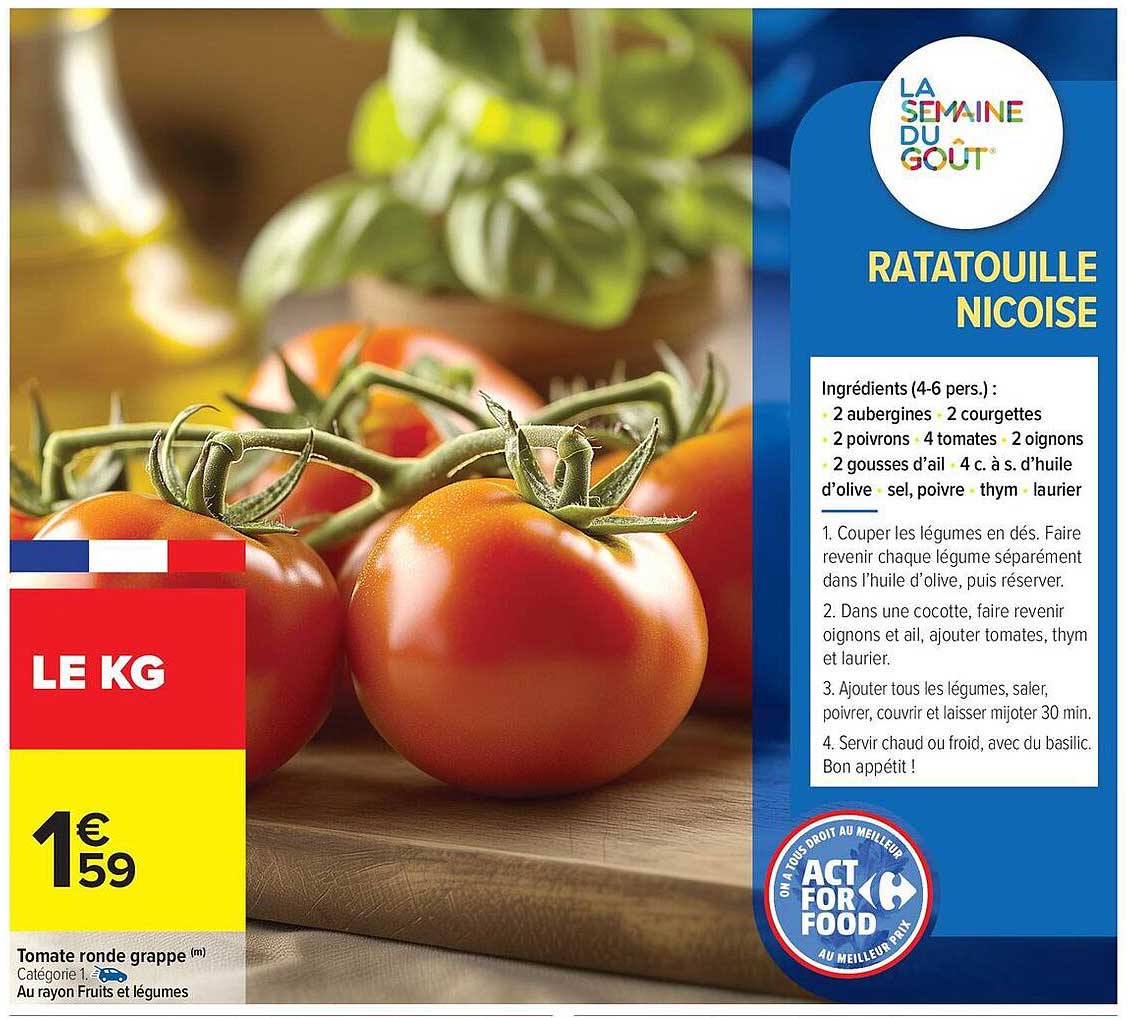 Tomate ronde grappe
