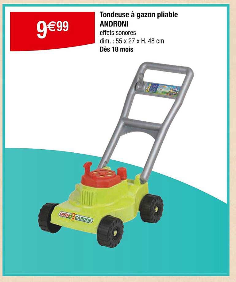 Tondeuse à gazon pliable ANDRONI