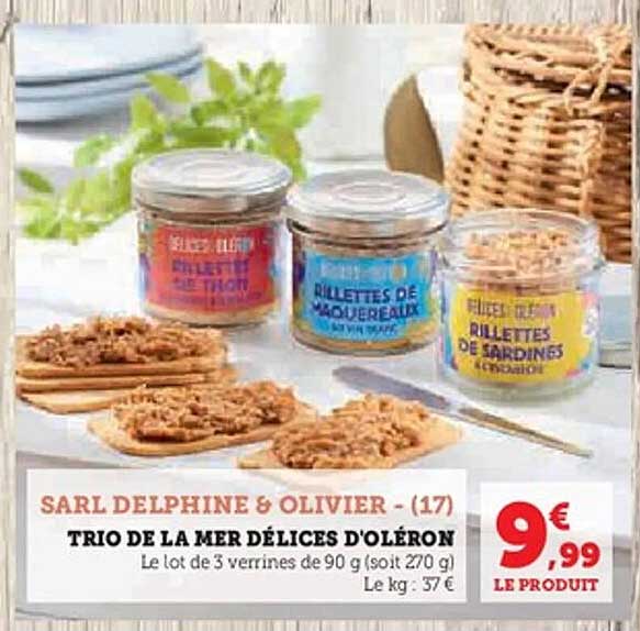 TRIO DE LA MER DÉLICES D'OLÉRON