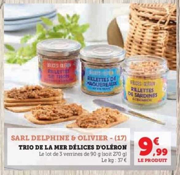 TRIO DE LA MER DÉLICES D'OLÉRON