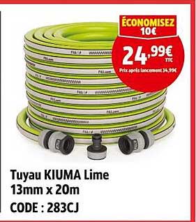 Tuyau KIUMA Lime 13mm x 20m
