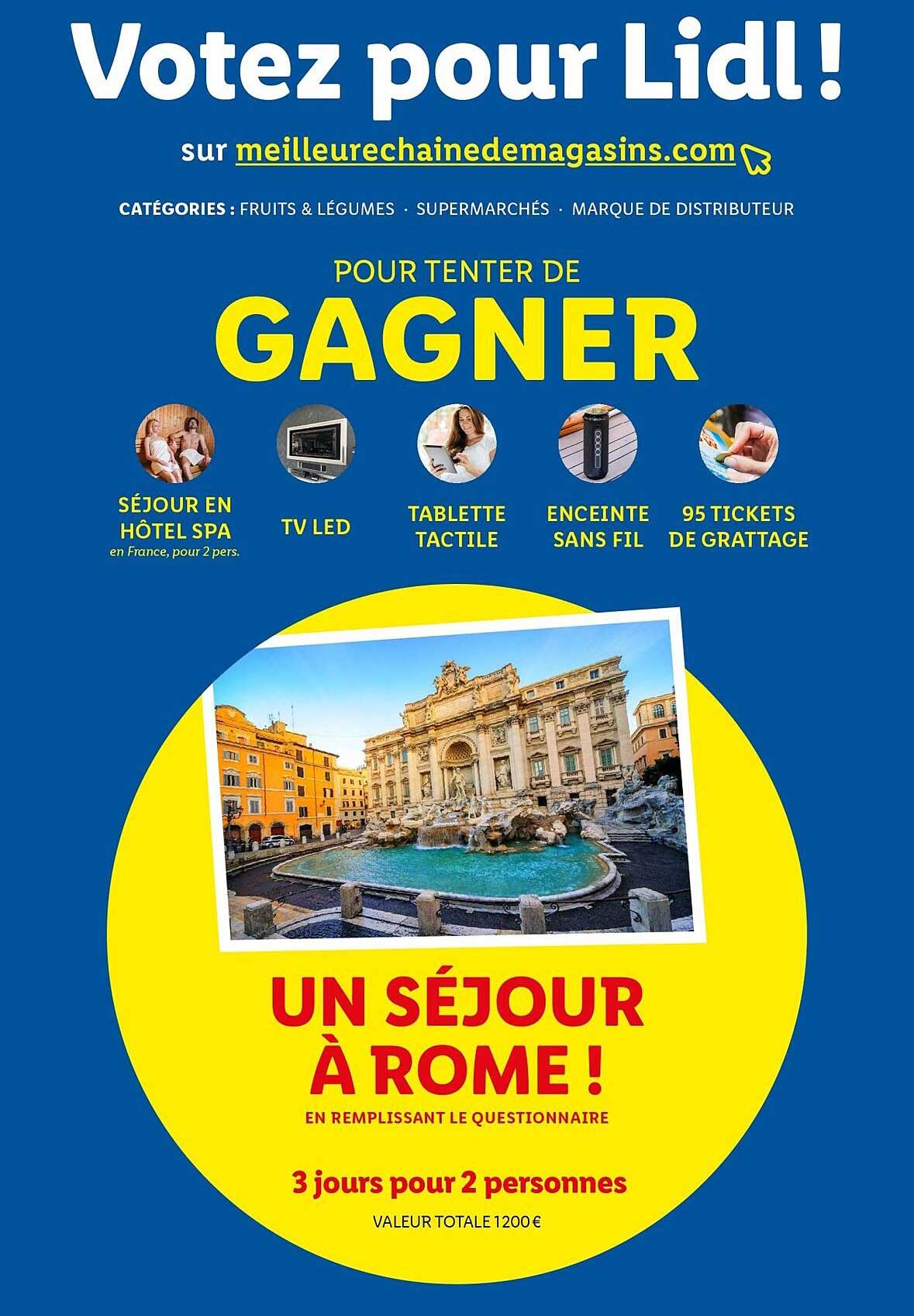 UN SÉJOUR À ROME !