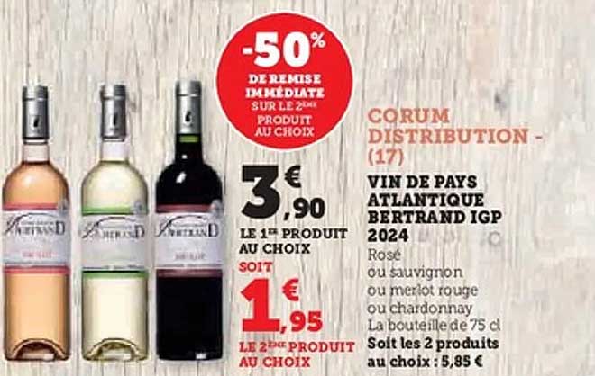 VIN DE PAYS ATLANTIQUE BERTRAND IGP 2024