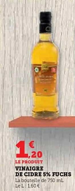 VINAIGRE DE CIDRE 5% FUCHS