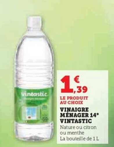 VINAIGRE MENAGER 14° VINTASTIC