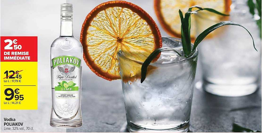 Vodka POLIAKOV Lime