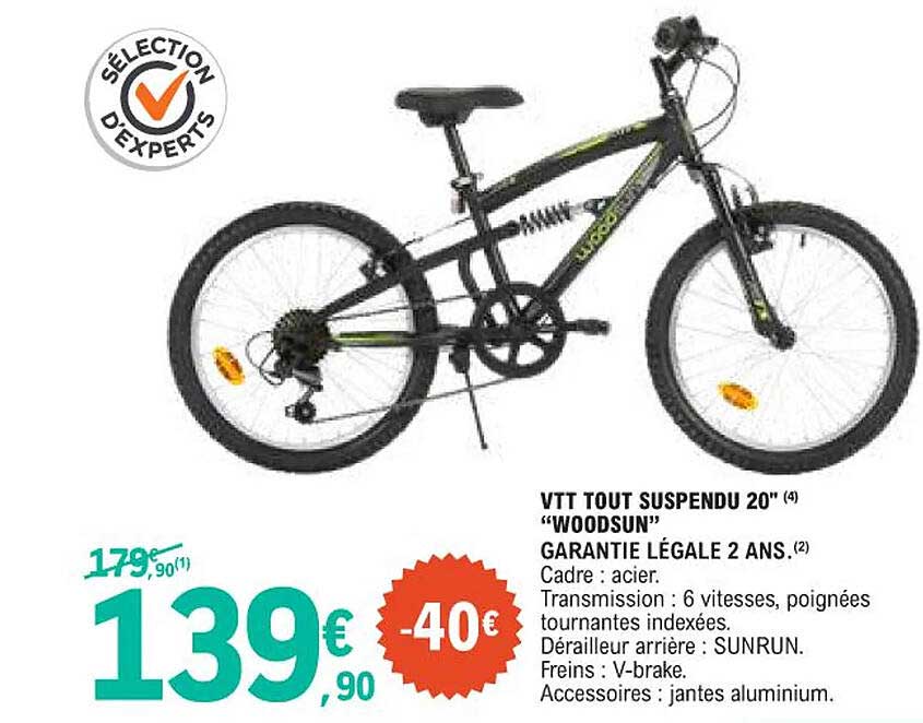 VTT TOUT SUSPENDU 20" "WOODSUN"