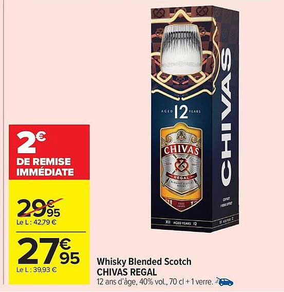 Whisky Blended Scotch CHIVAS REGAL
