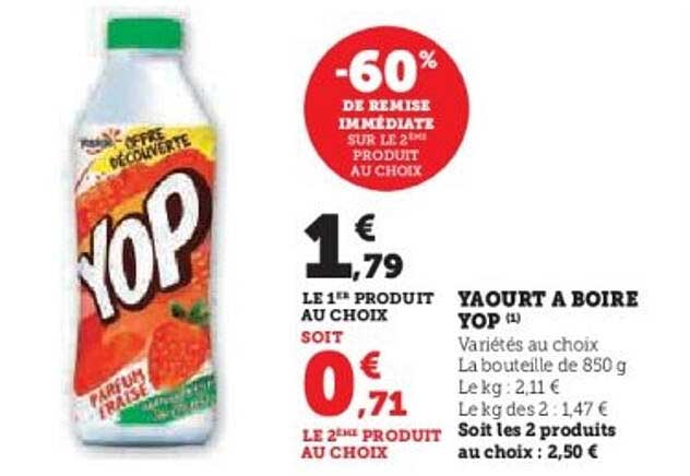 YAUERT À BOIRE YOP