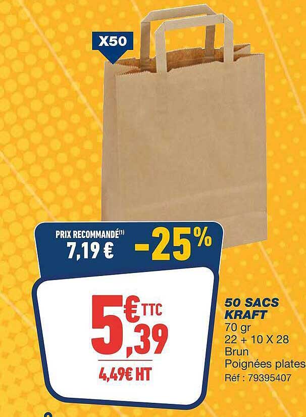 50 SACS KRAFT