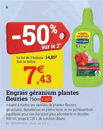 -50% sur le 2e