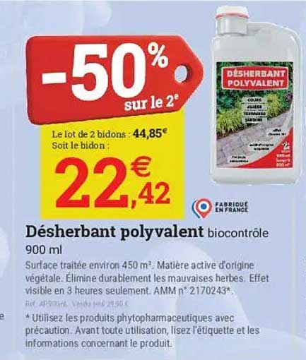 -50% sur le 2e
