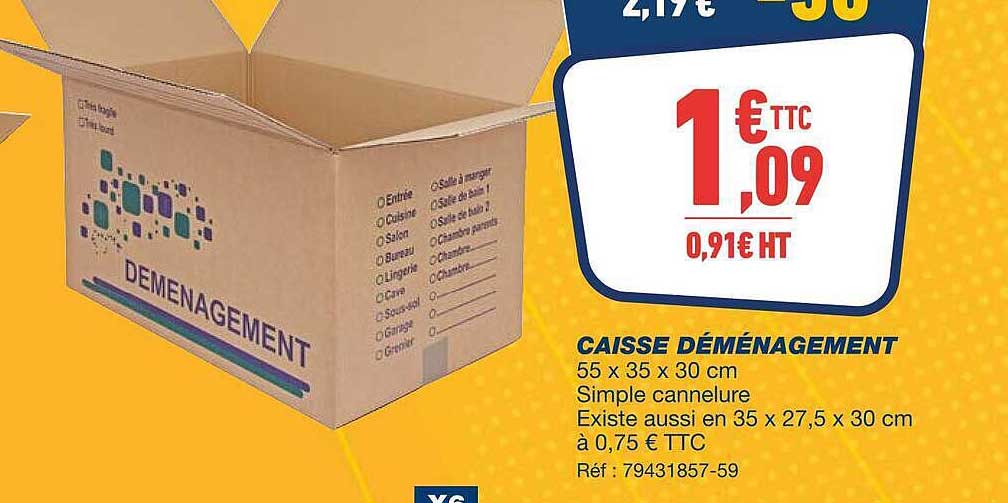 CAISSE DÉMÉNAGEMENT