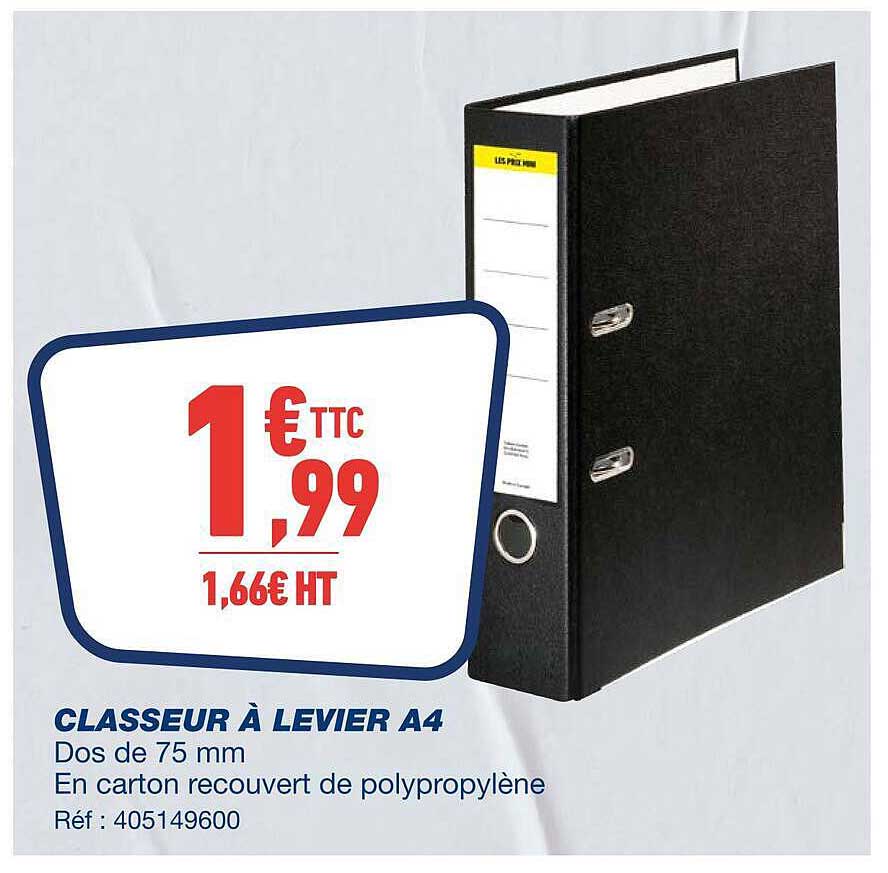 CLASSEUR A LEVIER A4