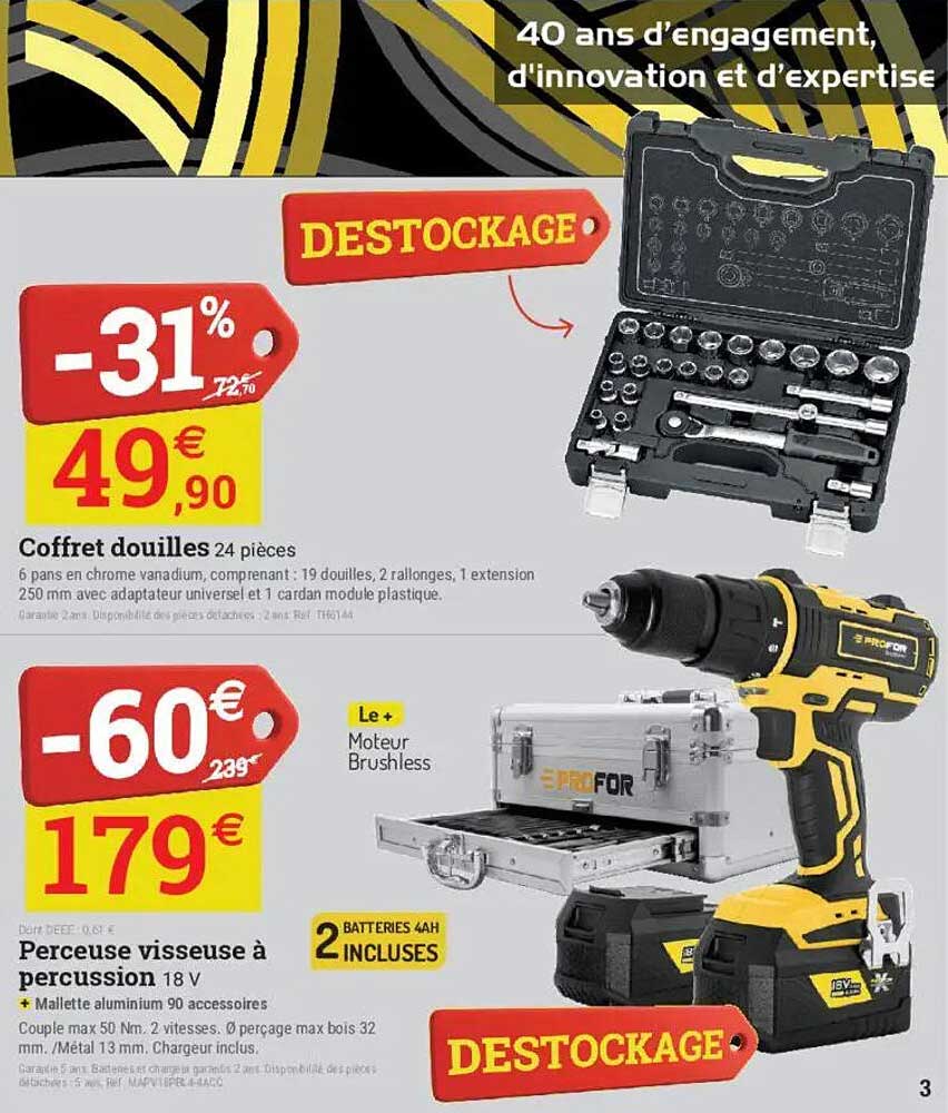 Coffret douilles 24 pièces