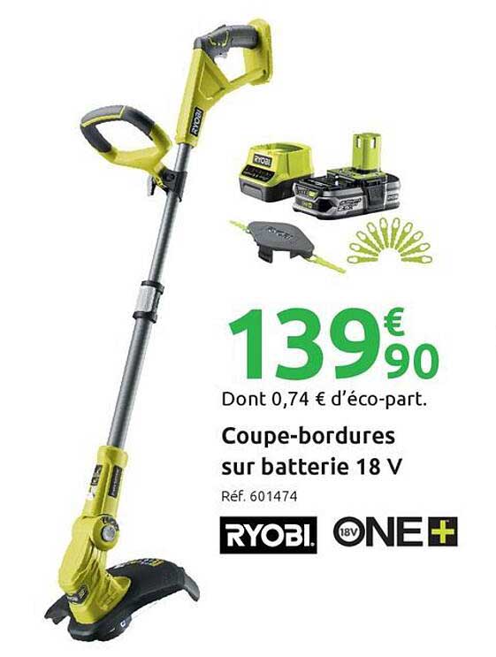 Coupe-bordures sur batterie 18 V