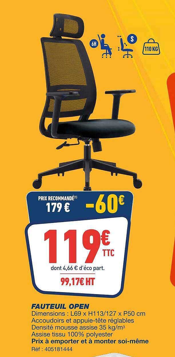 FAUTEUIL OPEN