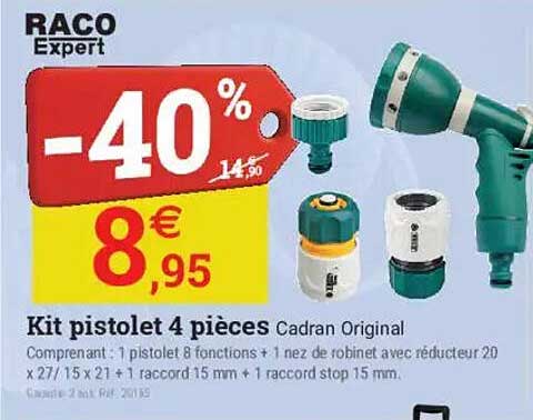 Kit pistolet 4 pièces Cadran Original