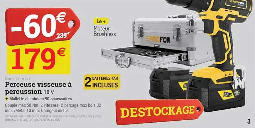 Perceuse visseuse à percussion 18 V