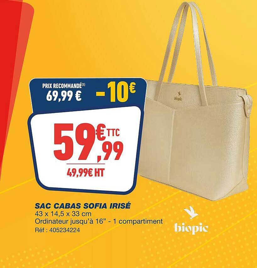SAC CABAS SOFIA IRISÉ