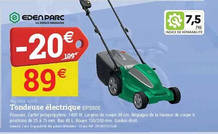 Tondeuse électrique EP380E