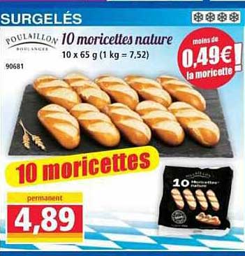 10 moricettes nature