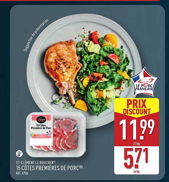 15 CÔTES PREMIÈRES DE PORC(B)