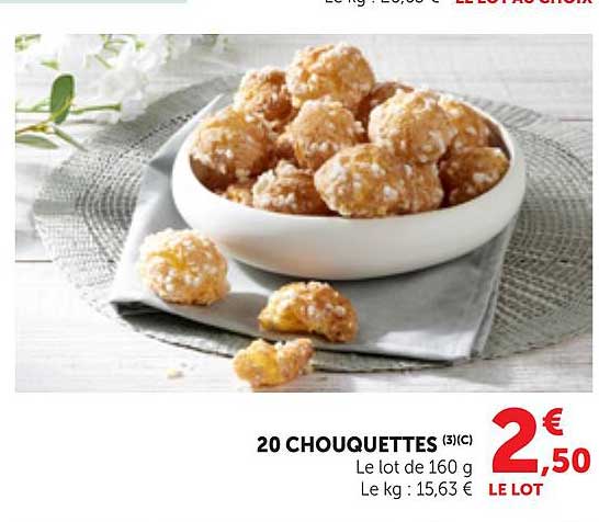 20 CHOUQUETTES (3)(C)